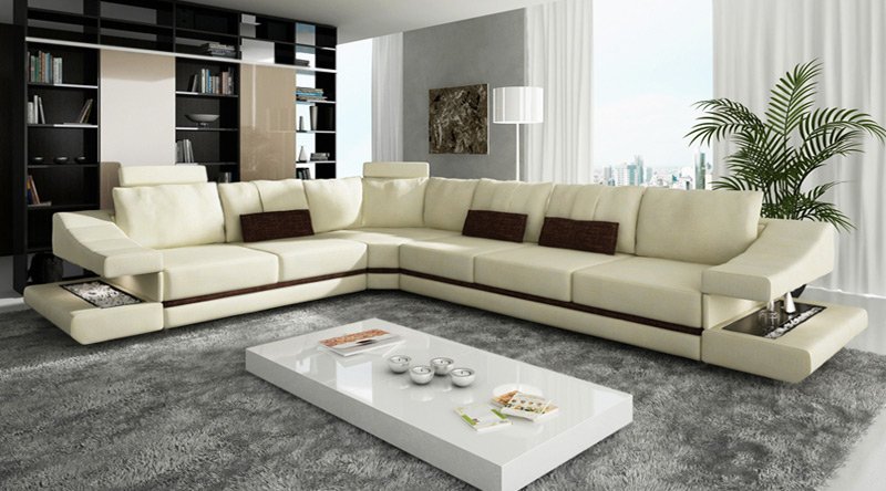 LUXUS SCHLAFSOFA STUTTGART elegantes Ecksofa mit