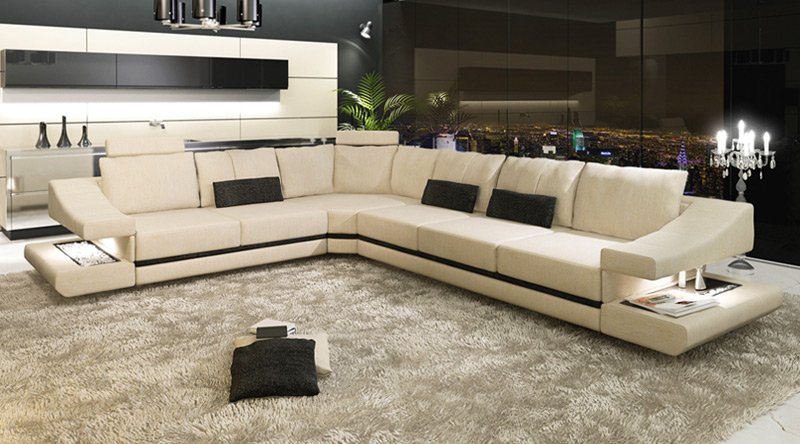 LUXUS SCHLAFSOFA STUTTGART elegantes Ecksofa mit